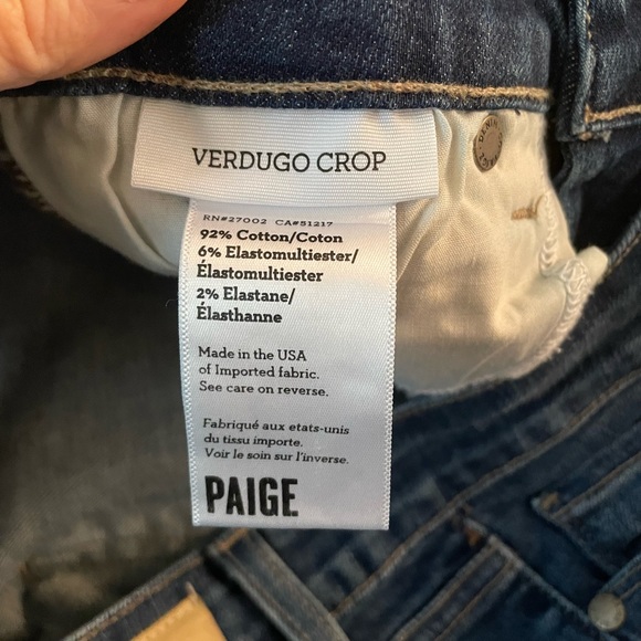 Paige Verdugo Crop Jeans - Picture 11 of 15